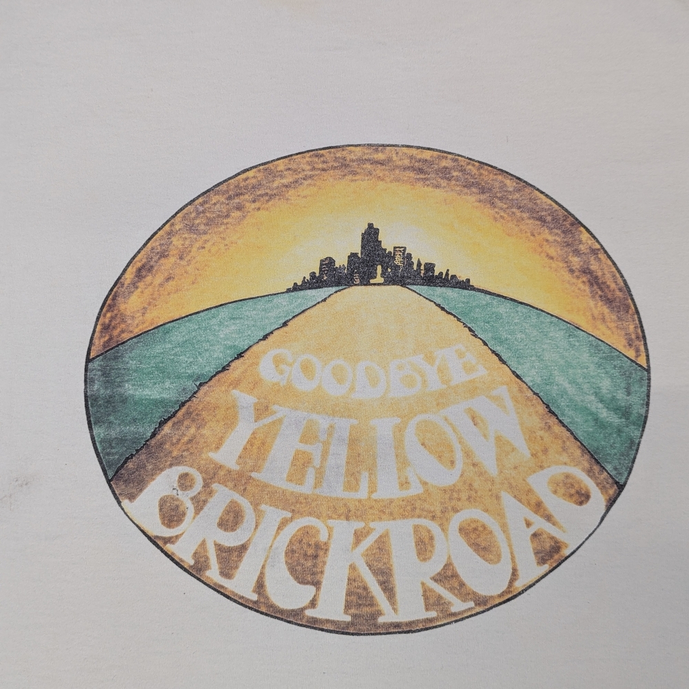 Vintage 1997 Elton John Elton John Goodbye Yellow Brick Rd Concert Tee Size L - Picture 2 of 13